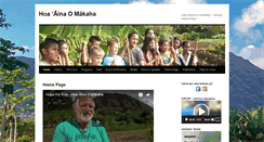 Desktop Screenshot of hoaainaomakaha.org